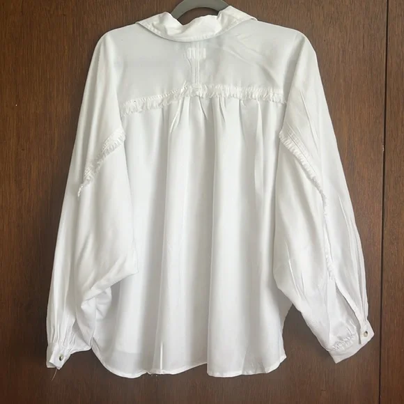 BKE Frayed Button up Shirt - Picture 4 of 4